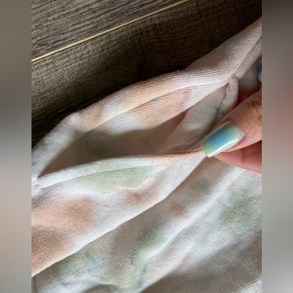 𝅺Young Fabulous & Broke green and peach tie dye Jumpsuit w/ pockets size xs - Picture 6 of 13